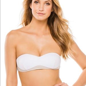 Stella McCartney Iconic Colorblock Bandeau SwimTop